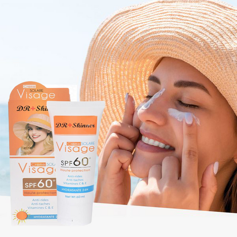 أفضل حل لعلاج مشاكل بشرة مع حماية عالية +Spf 60  Creme Total Skinner